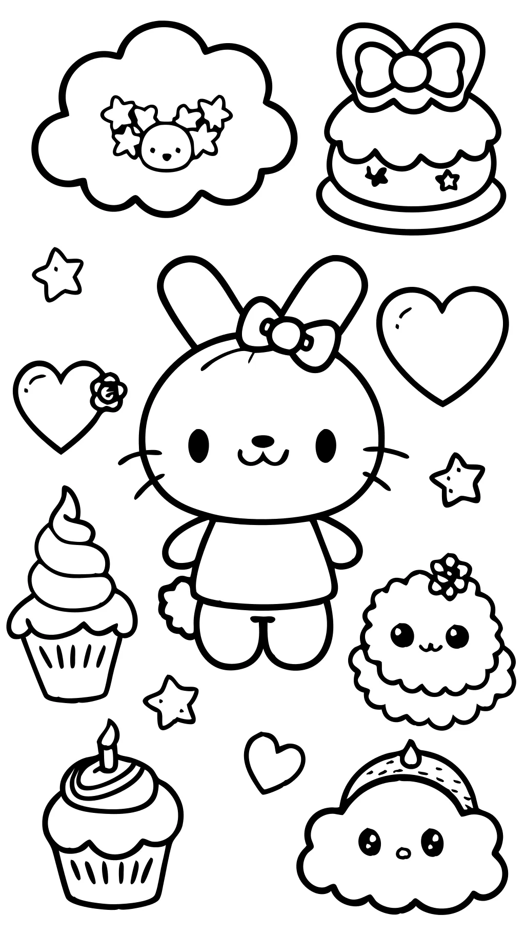 coloriage mignon de cannamoroll imprimable